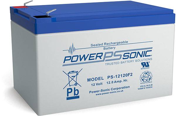 PS-12120 12V 12Ah General Purpose VRLA Battery | Power Sonic