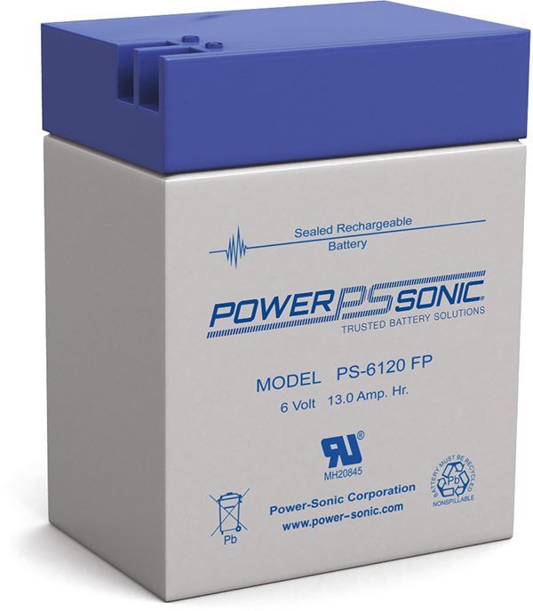 PS-6120FP 6V 13Ah General Purpose VRLA Battery | Power Sonic